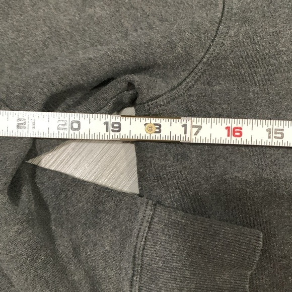 PACT Airplane Full Zip Hoodie Kangaroo Pockets Heather Gray size M - Picture 10 of 10